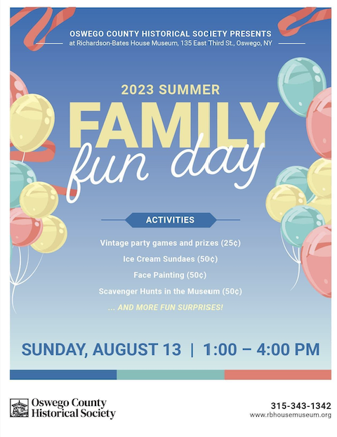 Oswego Historical Society Summer Family Fun Day 8.13