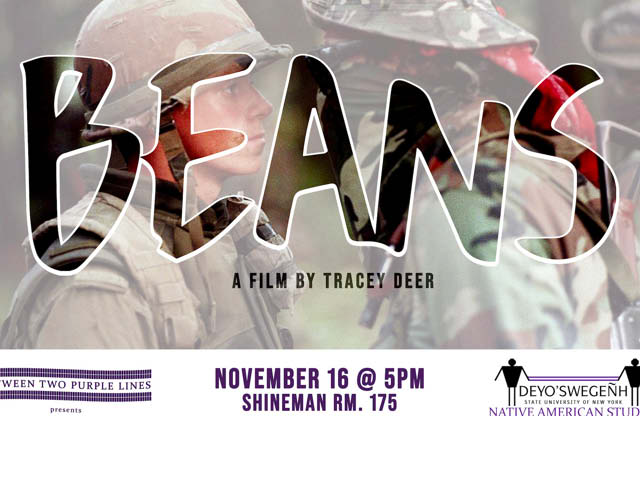 SUNY Oswego Beans Film Showing 11.16.2023