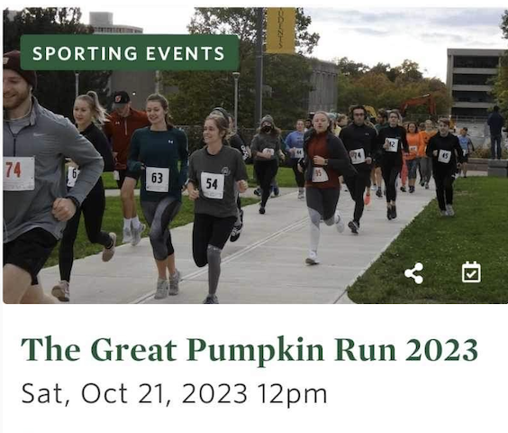 SUNY Oswego Great Pumpkin Run 2023 10.21