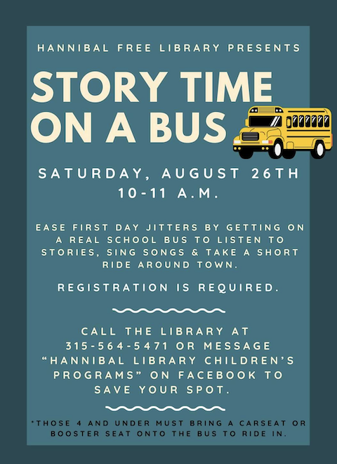 Story Time on a Bus Hannibal Free Library 8.26