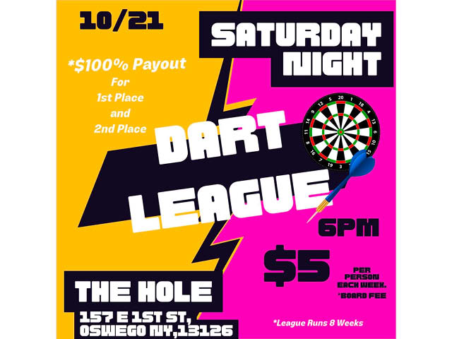 The Hole Dart League Sat Night 10.21.2023