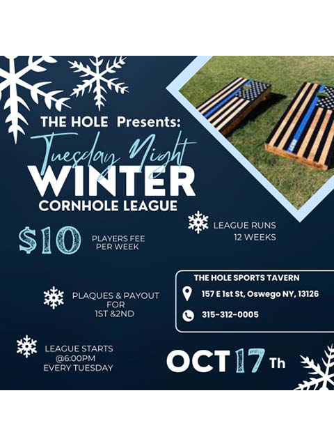 The Hole Tuesday Night Cornhole League 10.17.2023