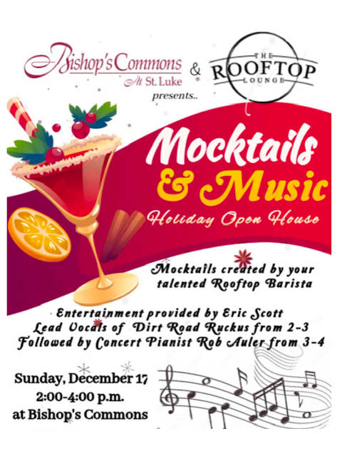 bishops commons mocktails holiday event 12.17.2023