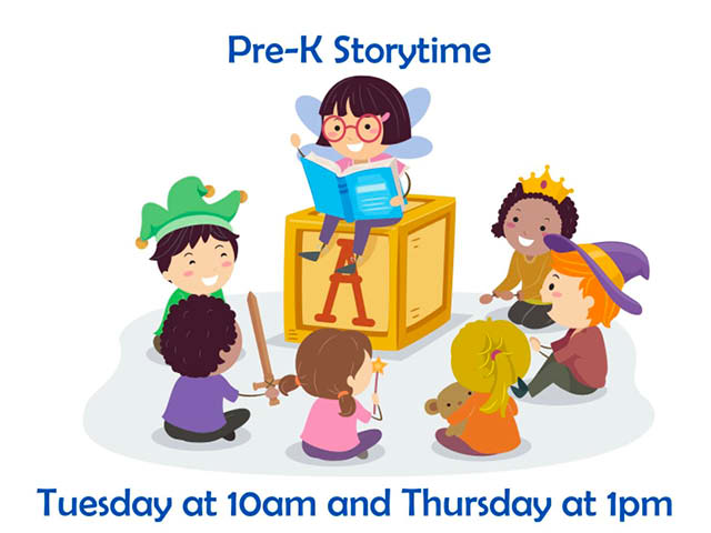 fulton library pre k story time tuesday thursday december 2023