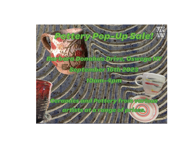 pottery sale aao 9.16