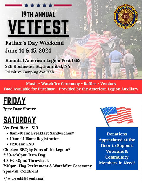 19th vet fest hannibal american legion june 14 15 2024