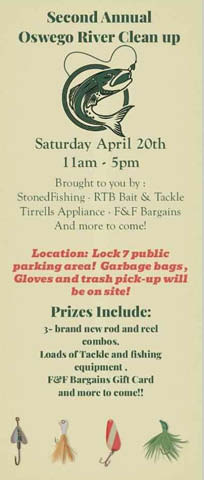 2nd annual river cleanup rtb bait tackle 4.20.2024