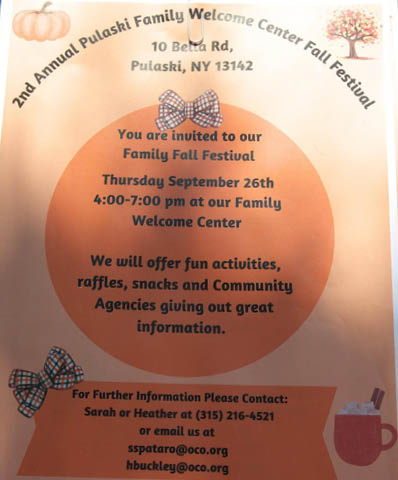 2nd fall festival pulaski family welcome center 9.26.2024