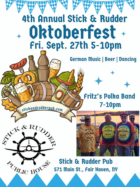 4th annual oktoberfest stick rudder 9.27.2024