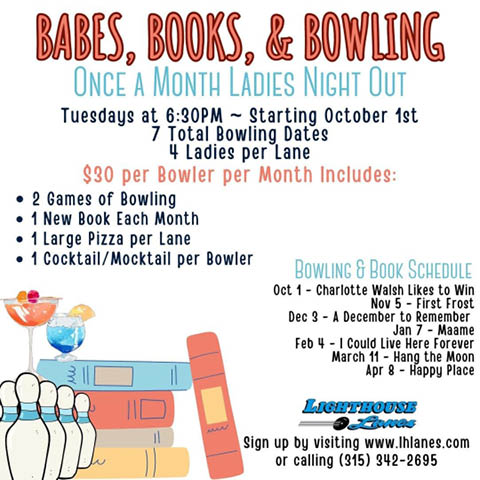 babes books bowling lighthouse lanes fall 2024