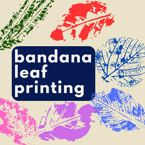 bandana leaf printing beaver lake 8.3.2024