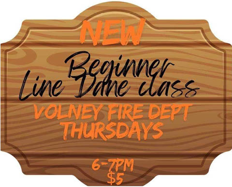 beginner line dance classes volney fire dept thursdays fall 2024