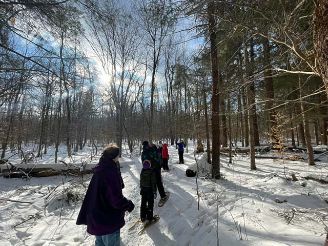 cce amboy snowshoeing january 10 12.28.2023