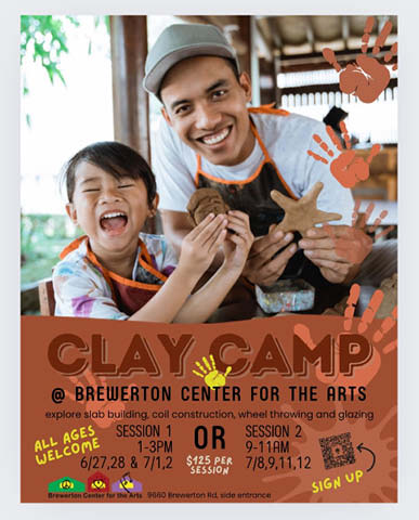clay camp brewerton center arts july 2024