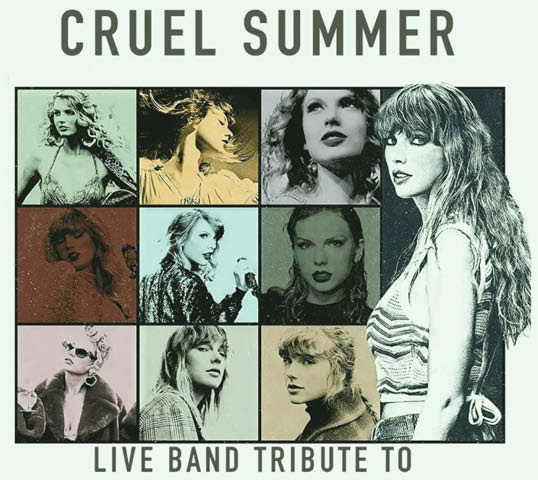 cruel summer taylor swift live tribute band kallet theater 6.28.2024