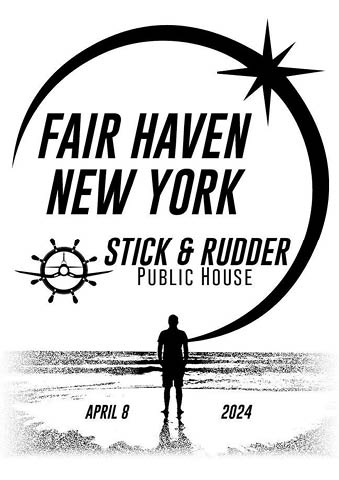 fair haven ny stick rudder eclipse eve party 4.7.2024