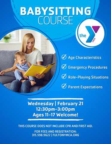 fulton ymca babysitting class 2.21.2024