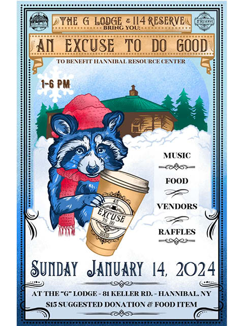 g lodge hannibal excuse to do good benefit 1.14.2024