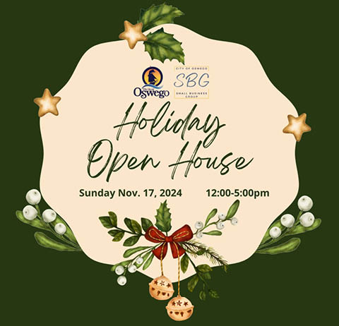 holiday open house oswego 11.17.2024