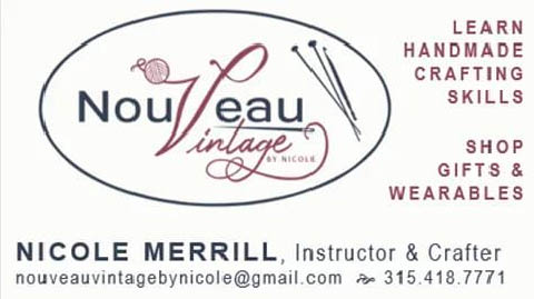 knit crochet with nicole cny arts center mondays 2024