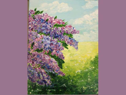 lilac painting class terry carbone opl 6.8.2024