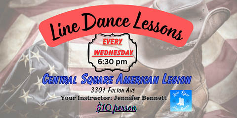 line dance lessons central square american legion wednesdays 2024