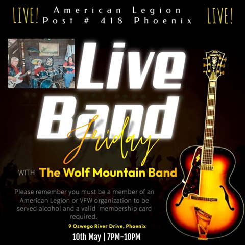 live band friday wolf mountain band 5.10 and 5.24.2024
