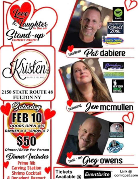 love laughter stand up comedy kristens kitchen 2.10.2024