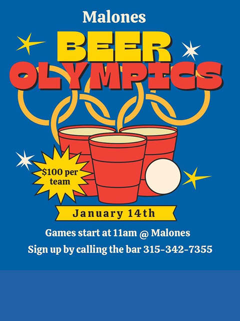 malones beer olympics 1.14.2024