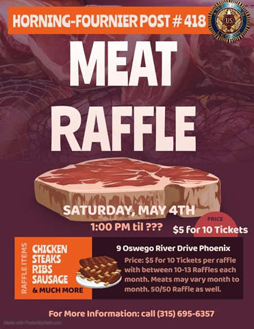 meat raffle american legion phoenix 5.4.2024