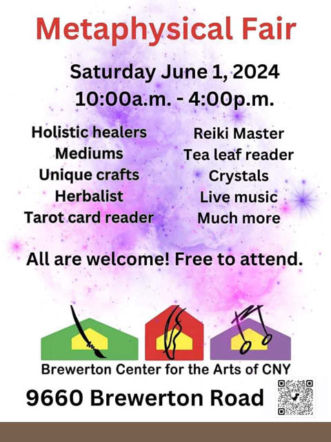 metaphysical fair brewerton center for arts 6.1.2024