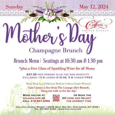 mothers day brunch colloca winery 5.12.2024
