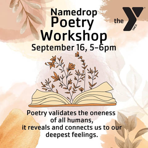 namedrop poetry workshop oswego ymca 9.18.2024
