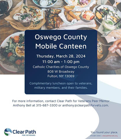 oswego county mobile canteen veterans 3.28.2024