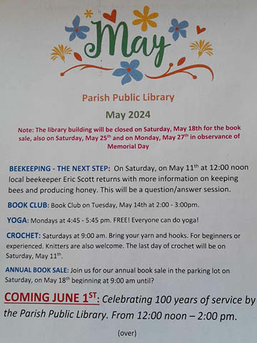 parish library beekeeping presentation 5.11.2024