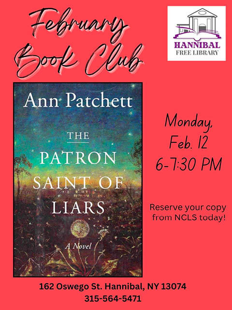 poster carousel feb book club pick hannibal free library 2.12.2024