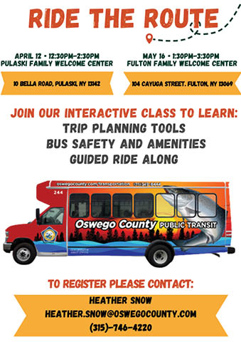 ride the route family welcome center program 2024