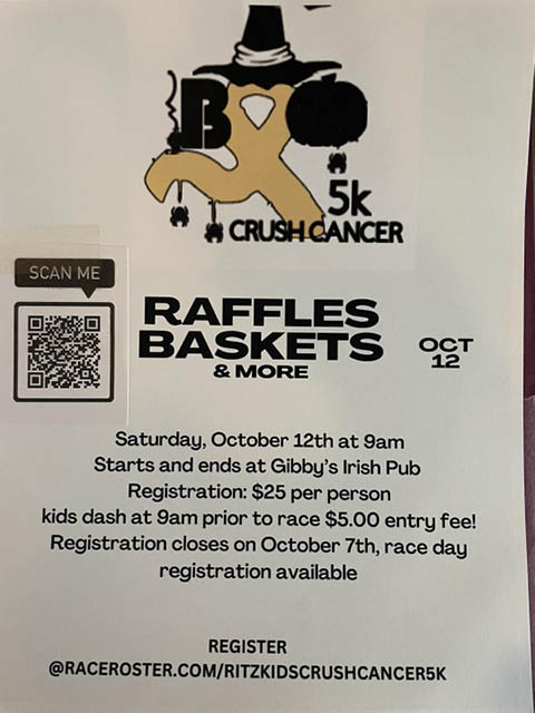 ritz kids crush cancer 5k gibbys 10.12.2024