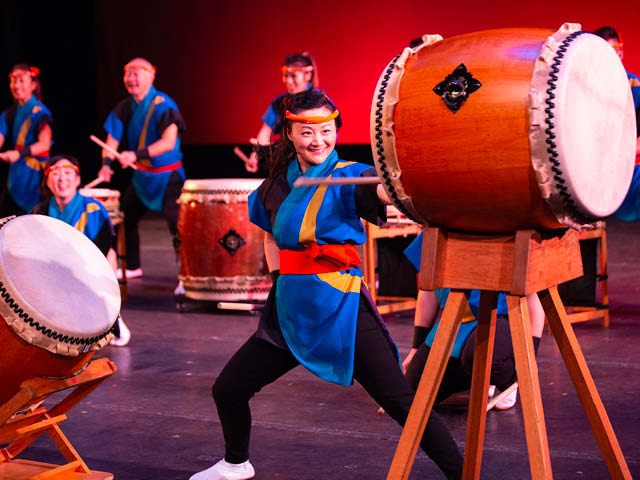 san jose taiko drumming waterman theatre suny oswego 3.6.2024