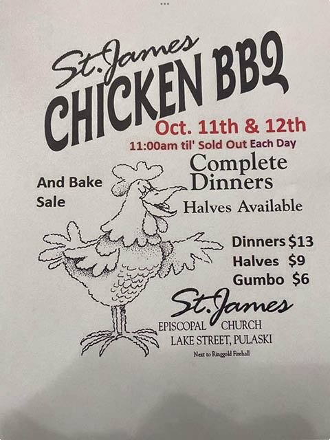 st james chicken bbq 10.11 12.2024