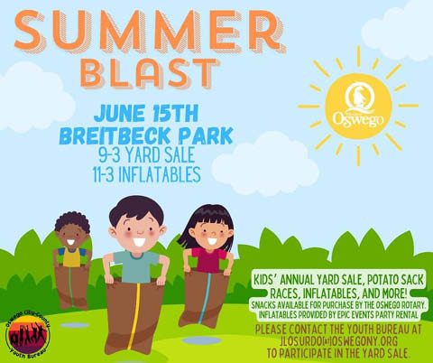 summer blast kids yard sale breitbeck park 6.15.2024