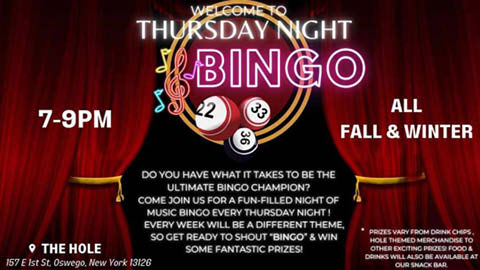 thursday night bingo the hole 2024