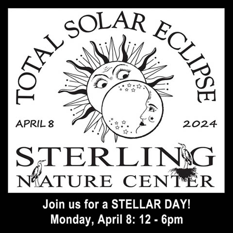 total solar eclipse party sterling nature center 4.8.2024