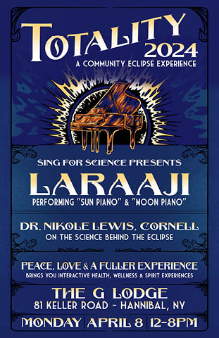 totality 2024 sing for science laraaji g lodge 4.8.2024