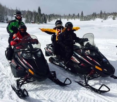 vintage snowmobile ride west monroe 1.27.2024