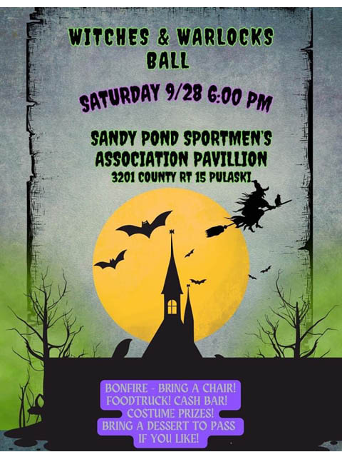 witches warlocks ball sandy pond sportsmen association 9.28.2024