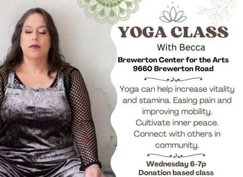 yoga class becca bca wednesdays 2024
