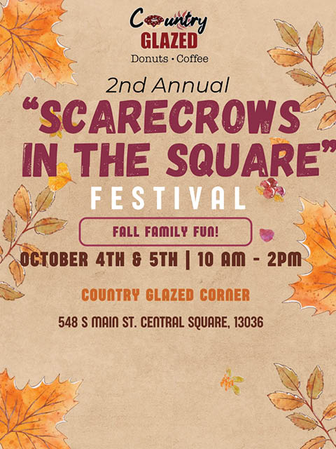 2nd scarecrows in the square country glazed 10.4 5.2025