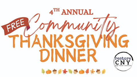 4th community thanksgiving dinner free brewerton 11.17.2025