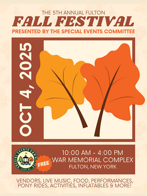 5th fulton fall festival war memorial 10.4.2025